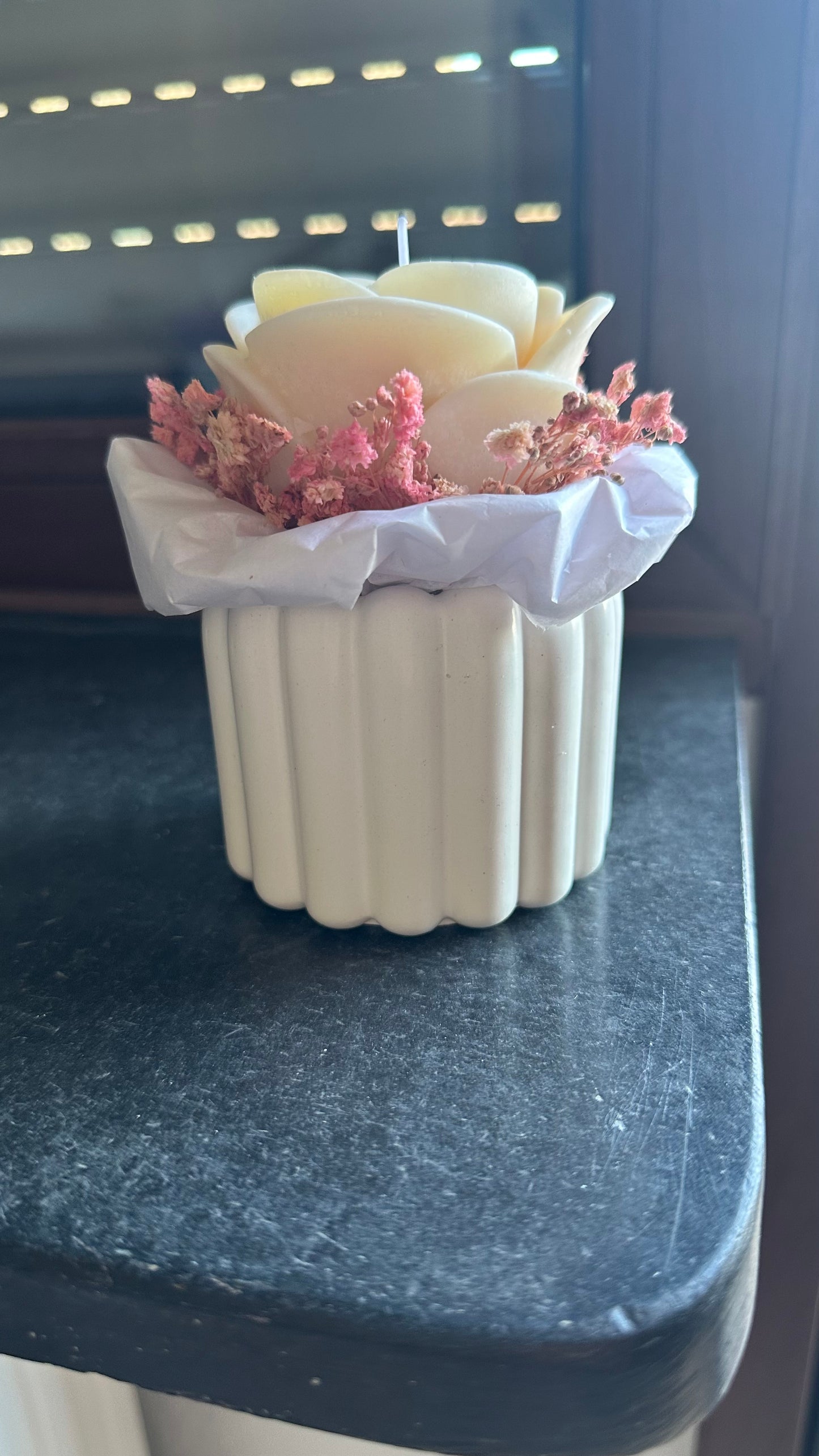 Kerzen-Blumentopf klein