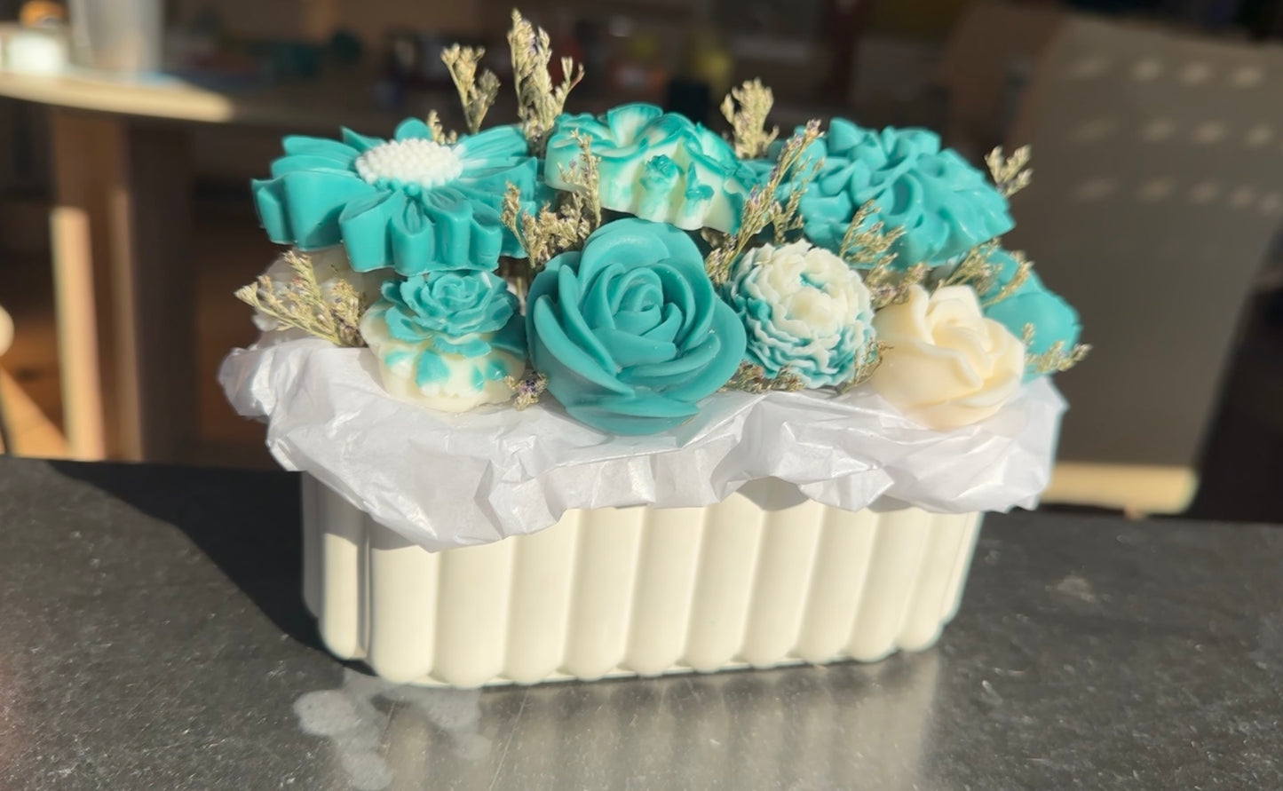 Kerzen-Blumentopf klein